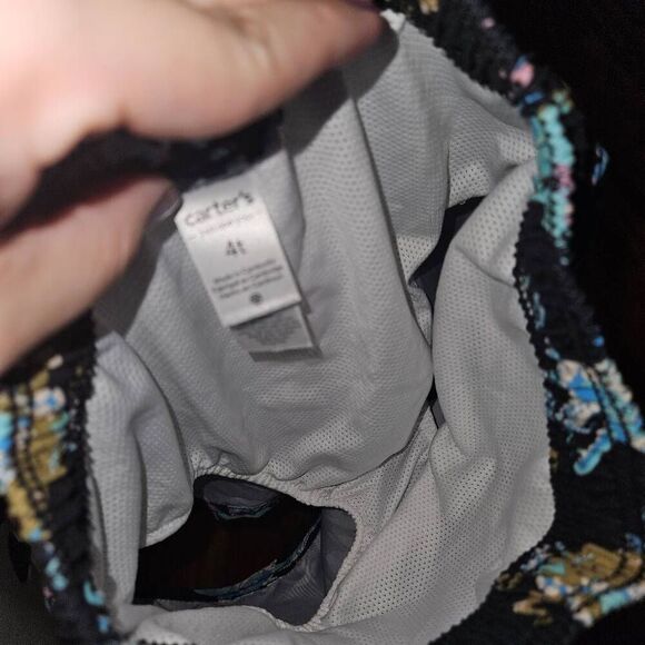 5 For $25 Carter's Blue and Teal Octopus Rashguard Swimsuit Toddler Size 4T - Picture 6 of 6